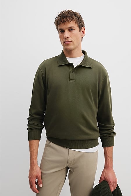 Australian Cotton Polo Sweat