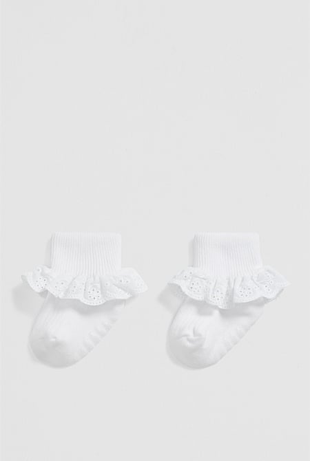 Rib Frill Sock