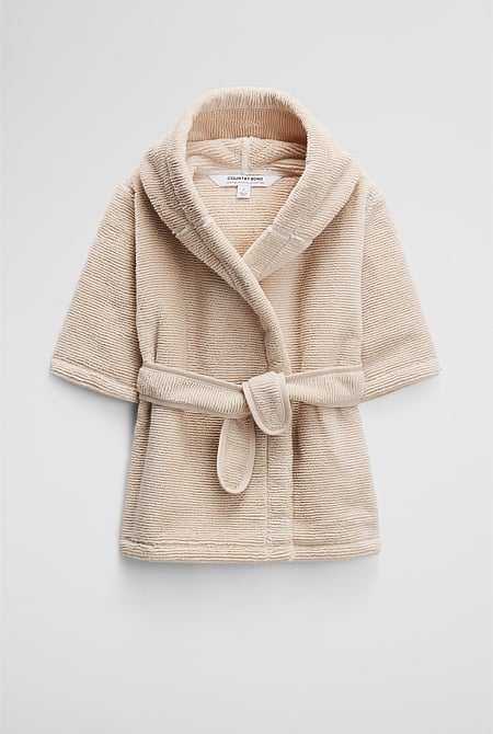 Mara Verified Australian Cotton Kids Hooded Robe