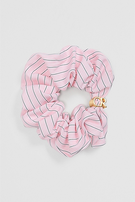 CR Stripe Scrunchie