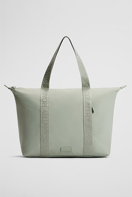 Recycled Polyester Soft Zip Tote