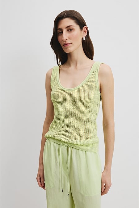 Textured Knit Tank