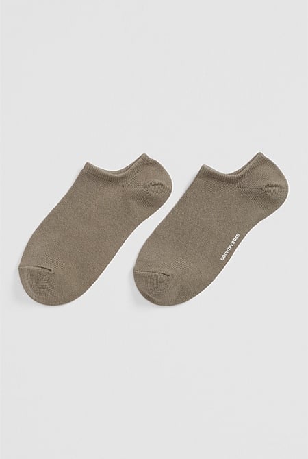 Australian Cotton Blend Sneaker Sock