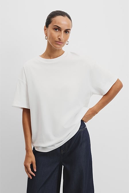 Australian Cotton Oversized Cotton T-Shirt