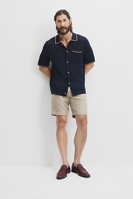 Australian Cotton Tipped Knit Polo