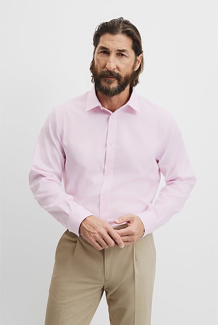 Regular Fit Textured Travel Shirt