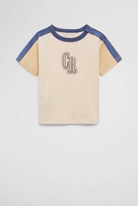 Organically Grown Cotton CR Applique T-Shirt