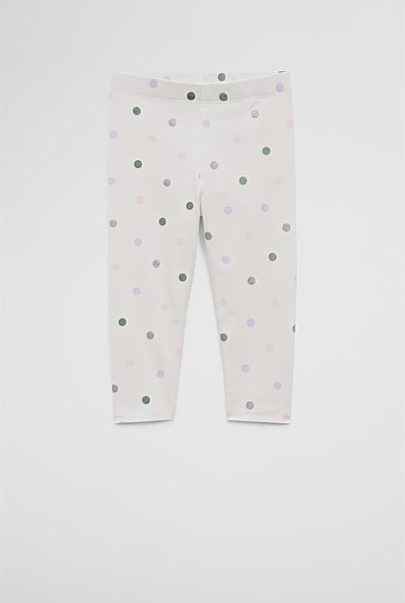 Organically Grown Cotton Spot Legging