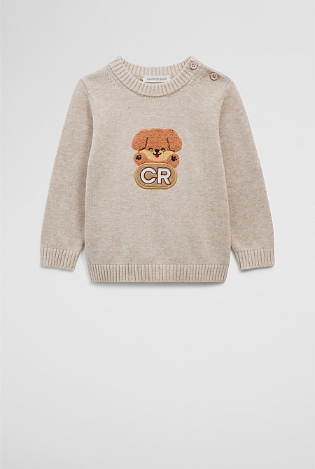 Organically Grown Cotton Puppy CR Knit