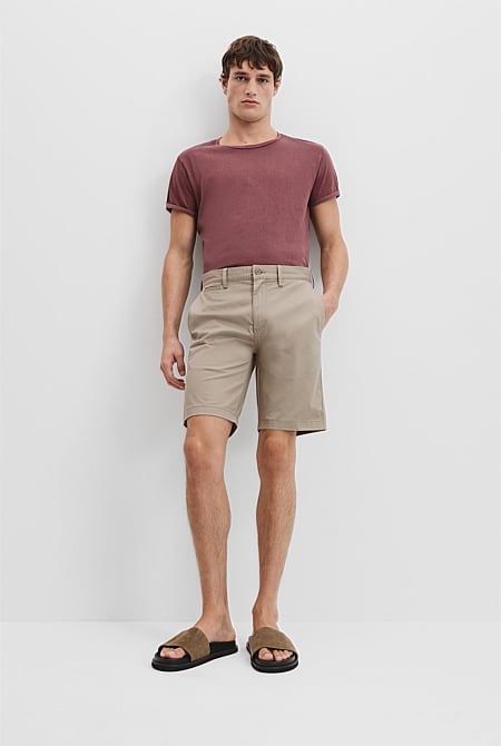 Verified Australian Cotton Stretch Chino Short