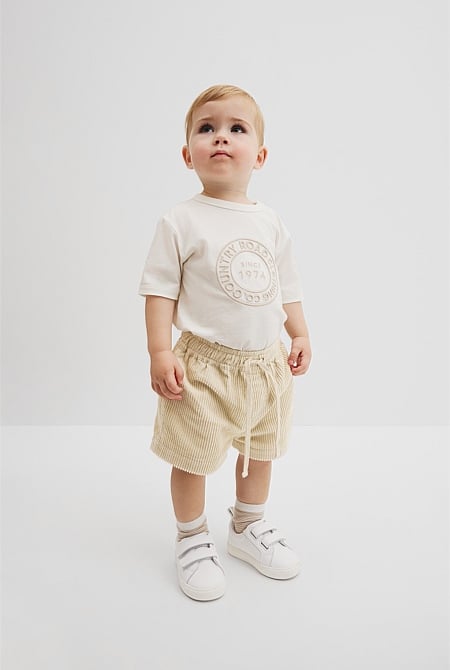 Australian Cotton Oversize Circle Logo T-Shirt