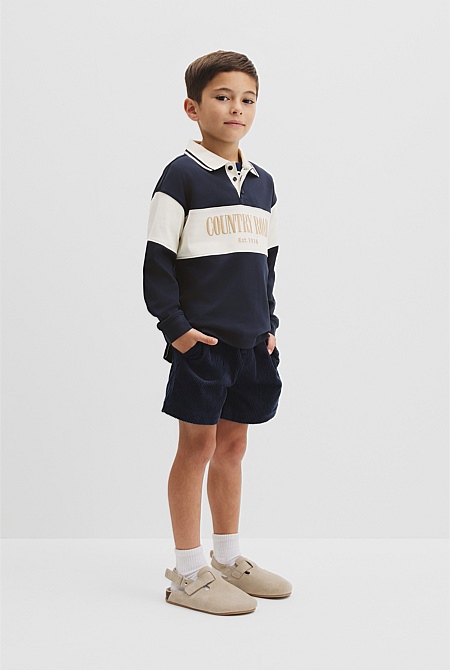 Organically Grown Cotton Stripe Rugby Top