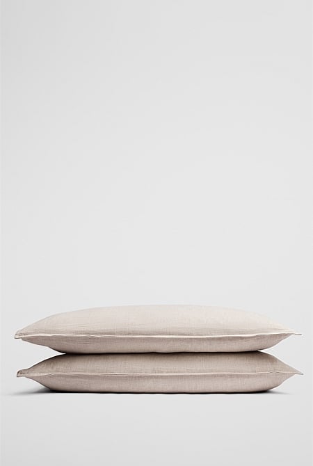 Skye Organically Grown Linen Standard Pillowcase Pair
