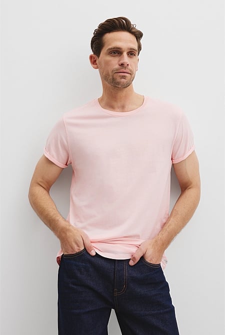 Australian Cotton Longline Garment Dye T-Shirt