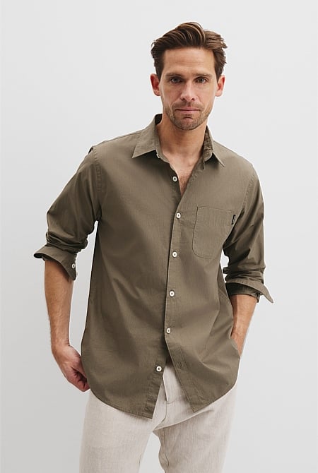 Australian Cotton Poplin Shirt