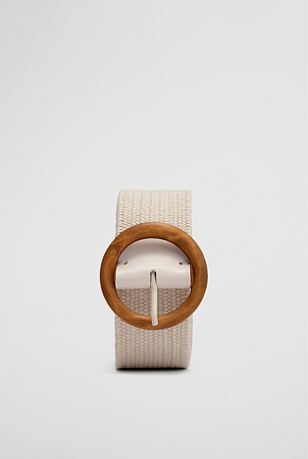 Recycled Polyester Woven Stretch Belt