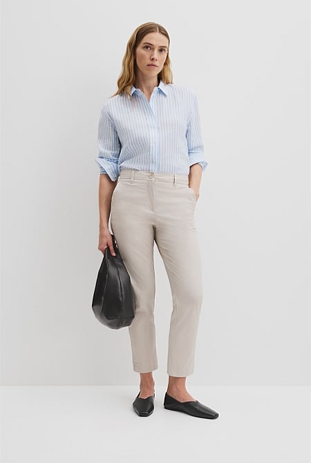 Australian Cotton Twill Walk Pant