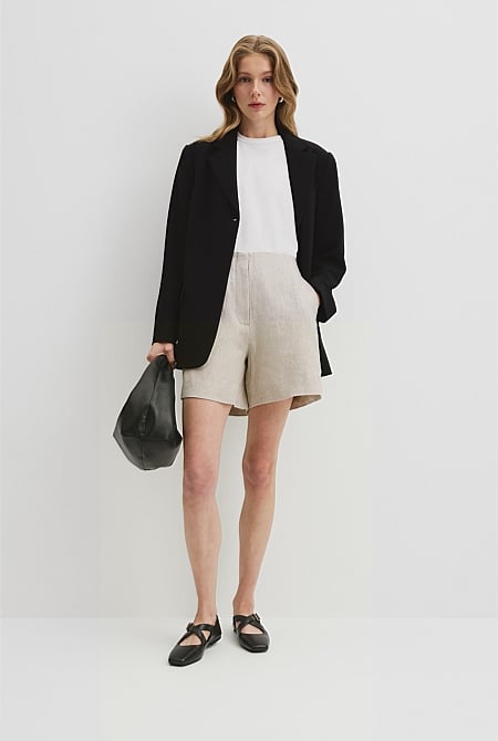 Organically Grown Linen Suit Short