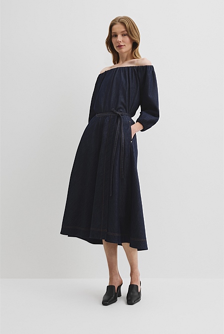 Chambray Denim Skirt