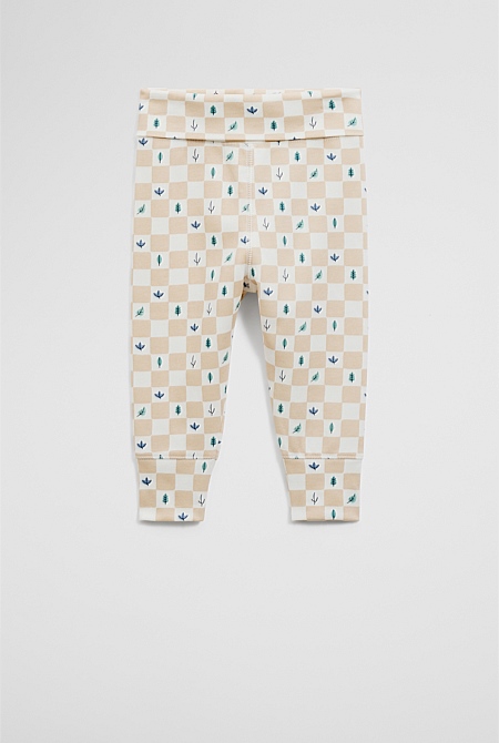 Organically Grown Cotton Fold-Over Soft Pant