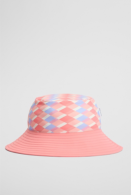 Geometric Swim Bucket Hat