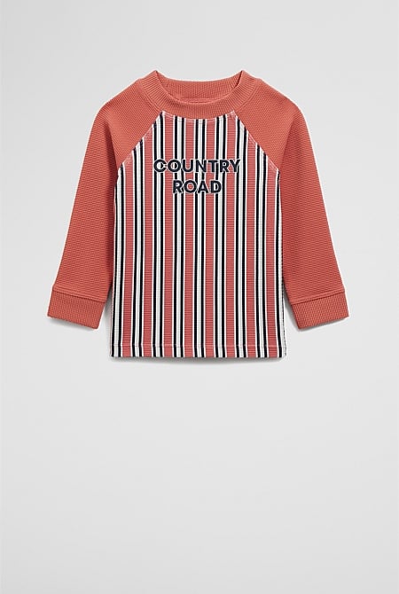 Stripe Logo Rash Vest
