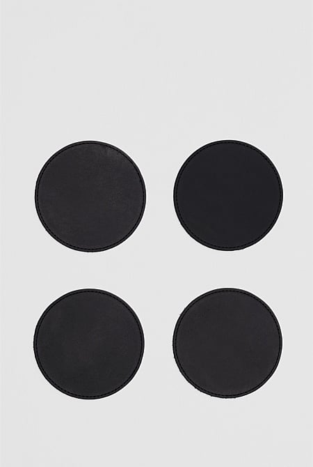 Arro Leather Coaster Set of 4