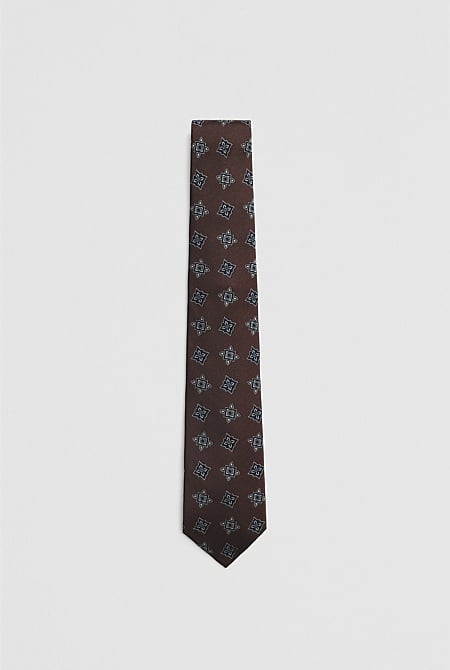 Silk Medallion Tie