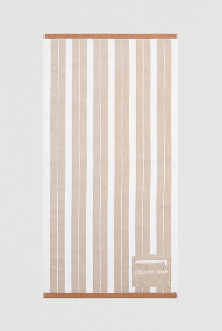 Kyla Australian Cotton Small Pocket Beach Towel