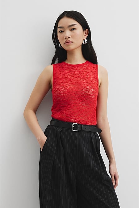 Lace Knit Tank
