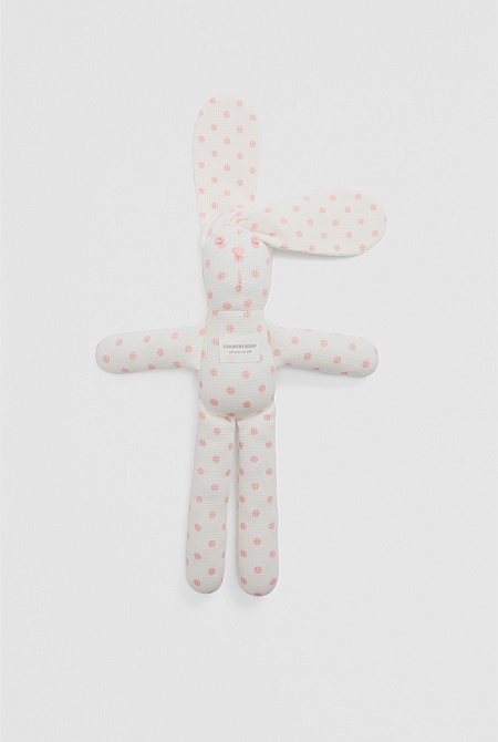 Organically Grown Cotton Waffle Bunny