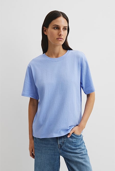 Australian Cotton Short Sleeve Relaxed T-Shirt
