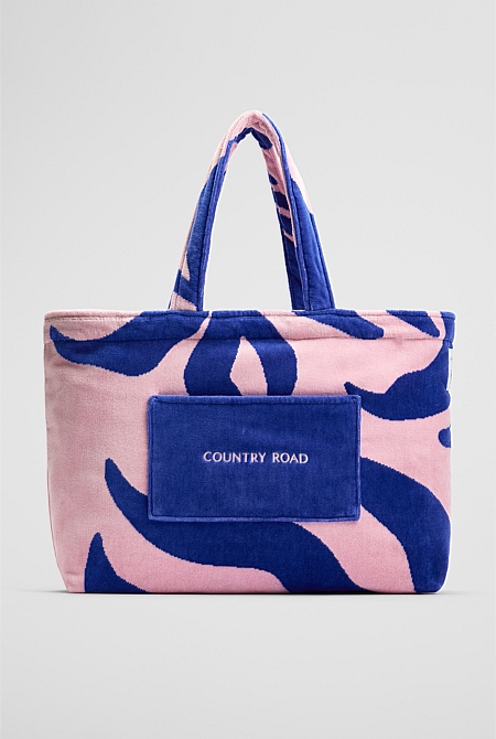 CR x Julie White Terry Print Tote