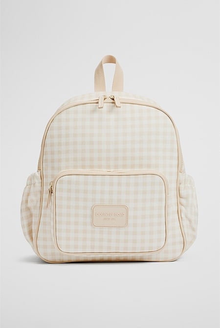 Gingham Backpack