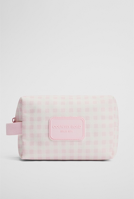 Gingham Wash Bag