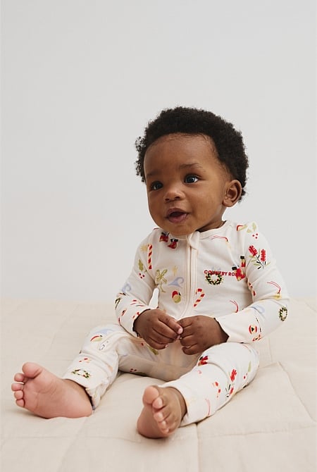 Organically Grown Cotton Festive Print Jumpsuit