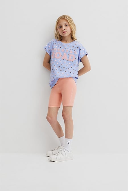 Organically Grown Cotton Blend Bike Short