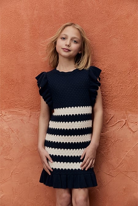 Stripe Knit Dress