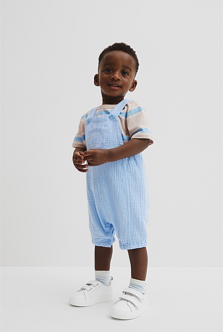 Textured Unisex Overall