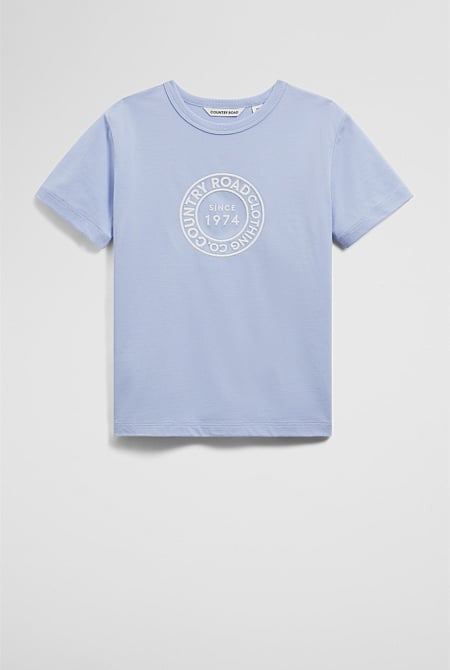 Australian Cotton Oversized Logo T-Shirt