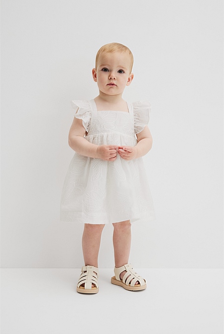 Floral Frill Strap Dress