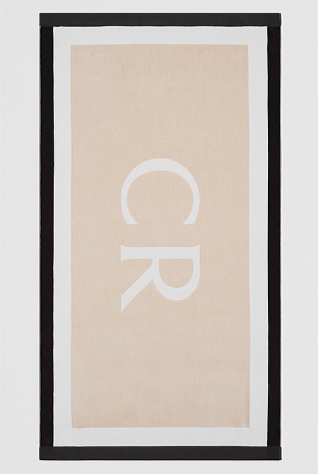CR Border Australian Cotton Beach Towel
