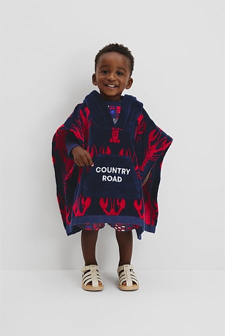 Australian Cotton Lobster Poncho
