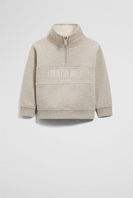 Australian Cotton Heritage Half Zip