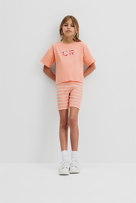 Oversized CR Logo T-Shirt