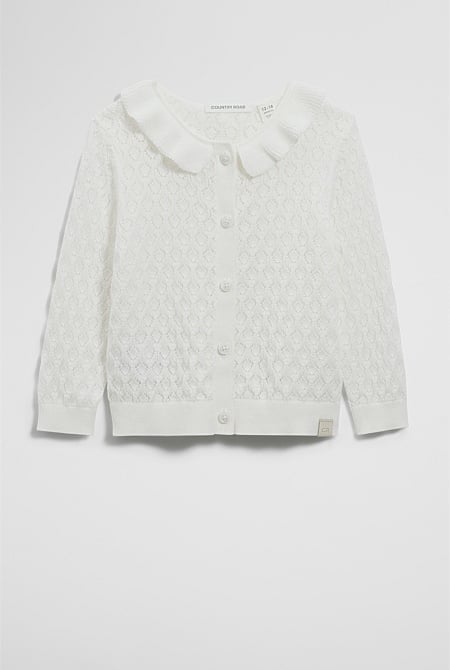 Frill Neck Cardigan
