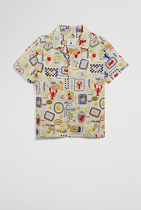Stamp Print Shirt