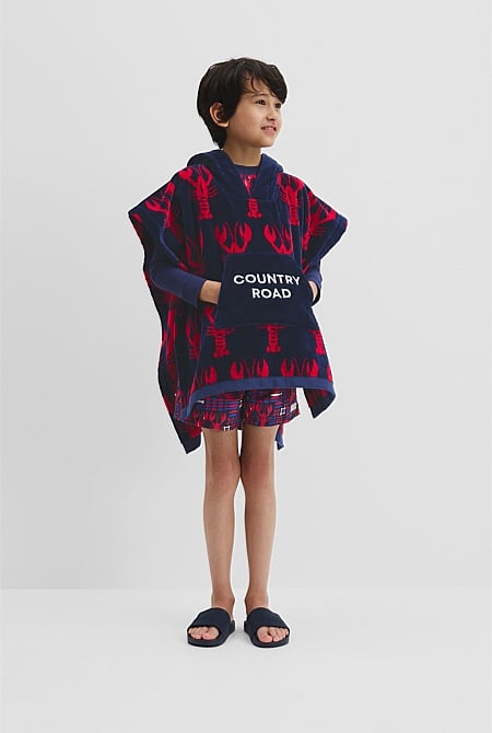Australian Cotton Lobster Poncho