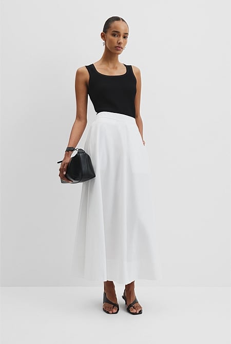 Dirndl Maxi Skirt