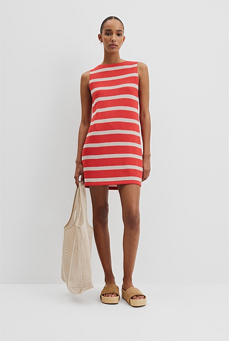 Stripe Textured Dress